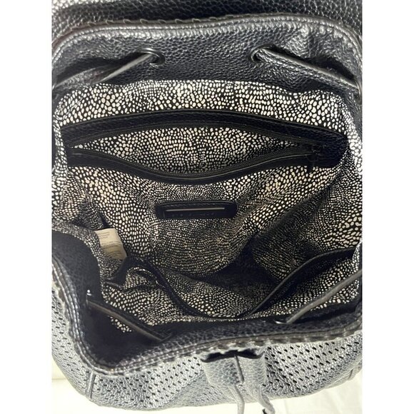 STEVE MADDEN Black Backpack Perforated - Picture 5 of 15